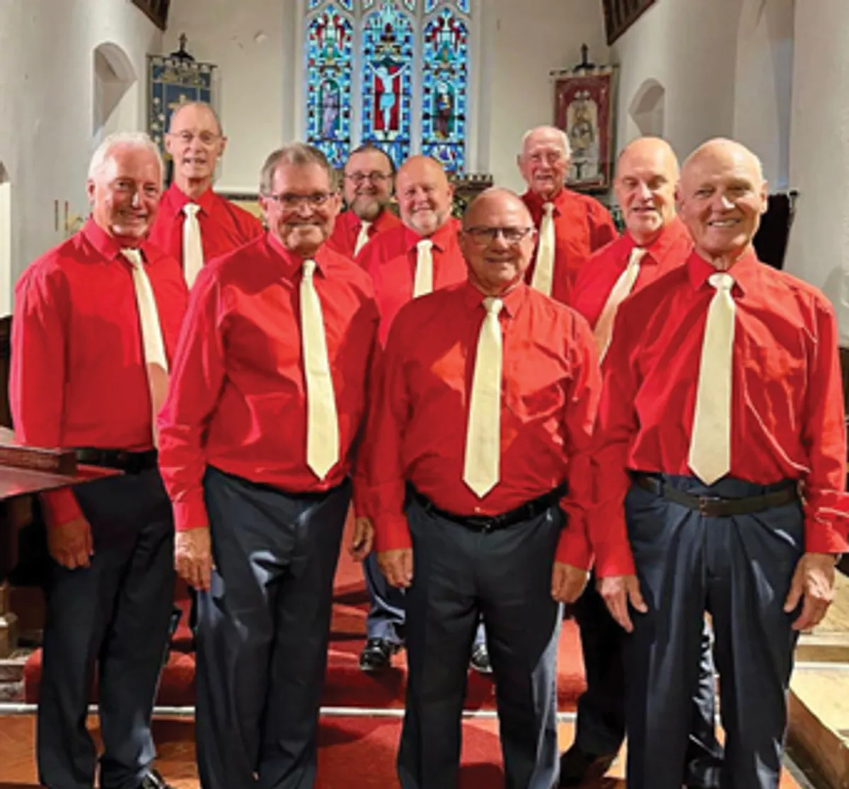 Pershore mens choir - vale harmony in church